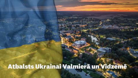 Ukrainas iedzīvotāju atbalsta iespējas Vidzemē
